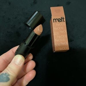 Melt Cosmetics matte lipstick in Tease swatched only